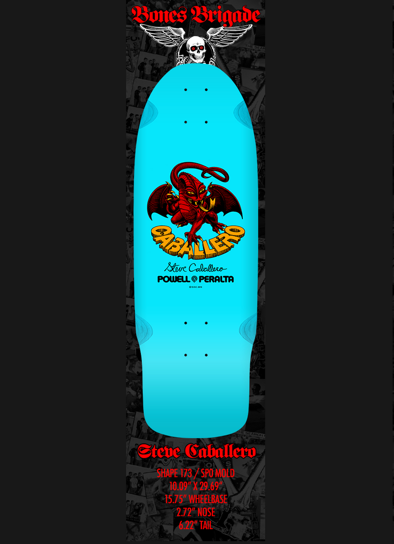 Powell Peralta | Steve Caballero - Series 15 Deck Light Blue