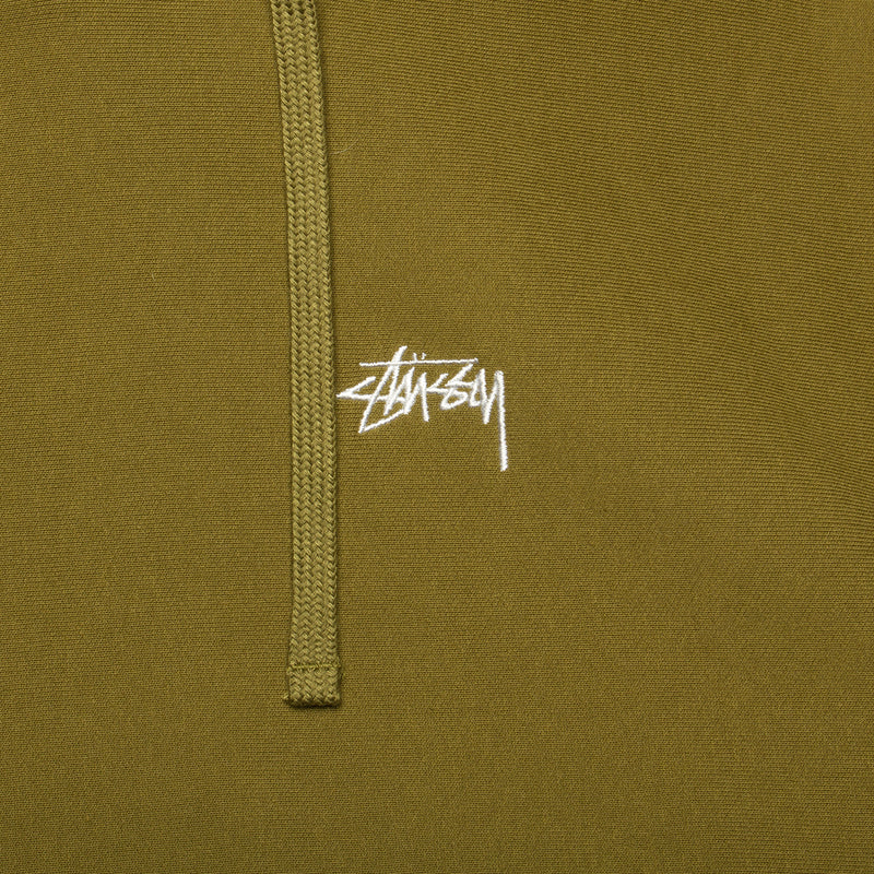 Stussy | Stock Logo Hoodie Style # 118472 Color : Olive