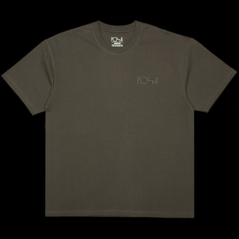 Polar | Stoke Logo T-Shirt Color : Dirty Black