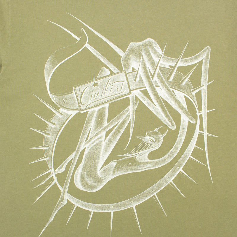 Civilist | Stolze Belt T-Shirt Color : Olive