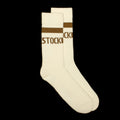 Birkenstock | Stripe Sock Style # 1026209 Color : Eggshell