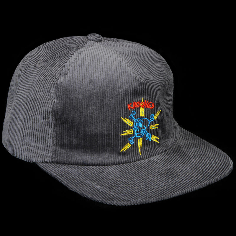 Krooked | Style Snapback Hat Charcoal