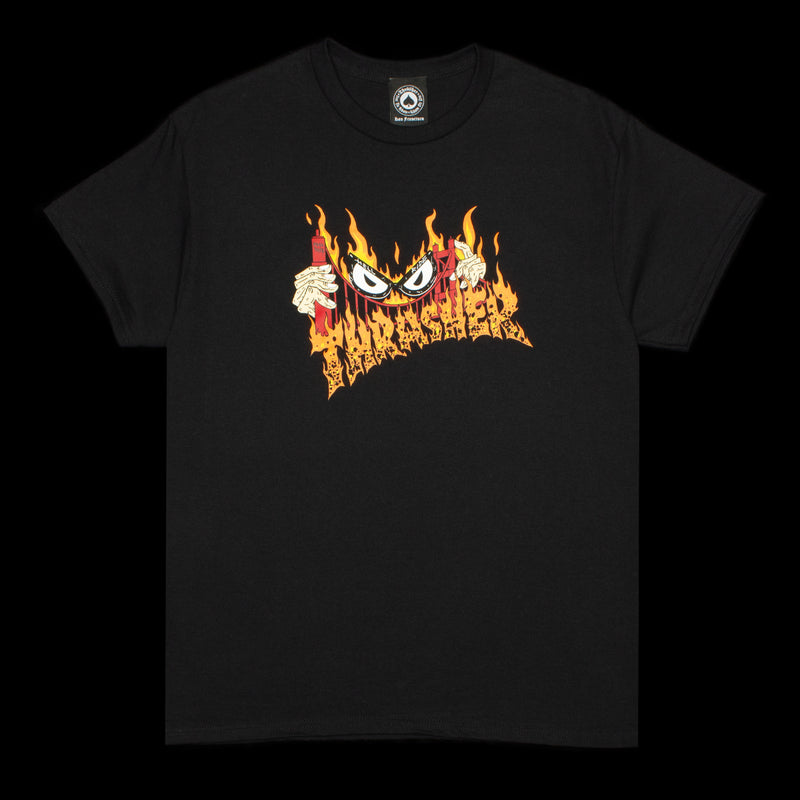 Thrasher | Sucka Free By Neckface T-Shirt Color : Black