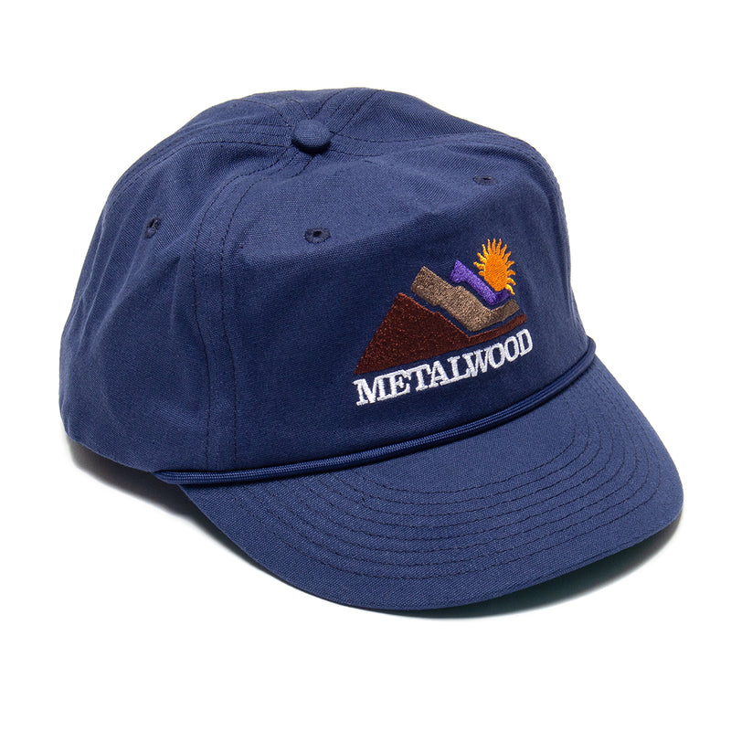 Metalwood | Sunshine 5-Panel Rope Hat Color : Navy