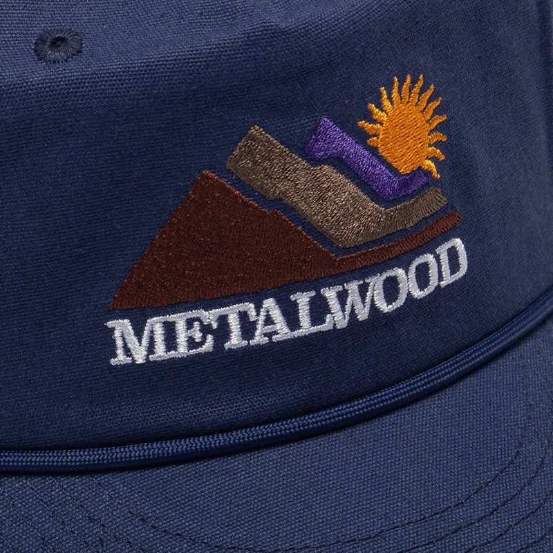 Metalwood | Sunshine 5-Panel Rope Hat Color : Navy