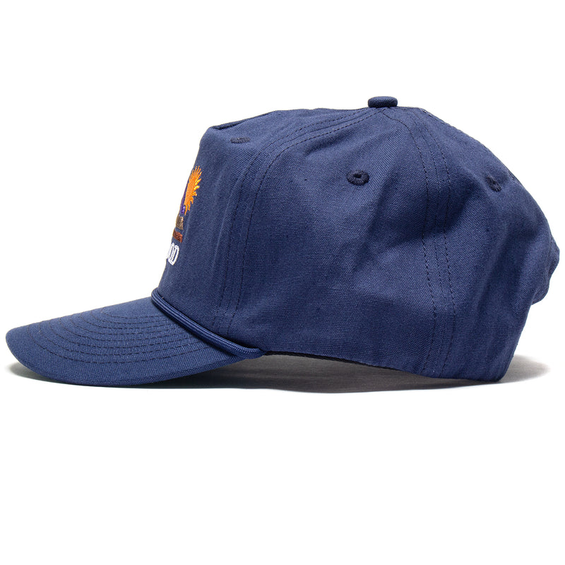Metalwood | Sunshine 5-Panel Rope Hat Color : Navy