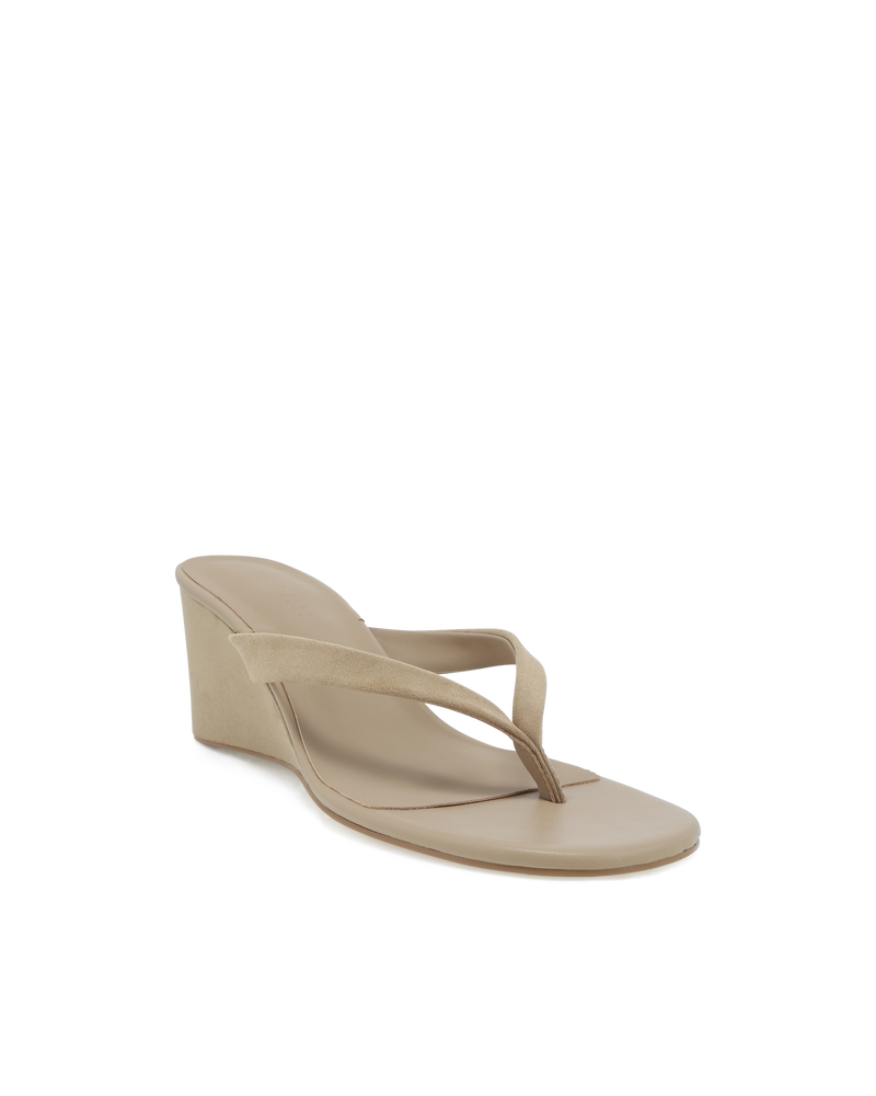 TAIKA - BISCUIT SUEDE-Wedges-Billini-Billini