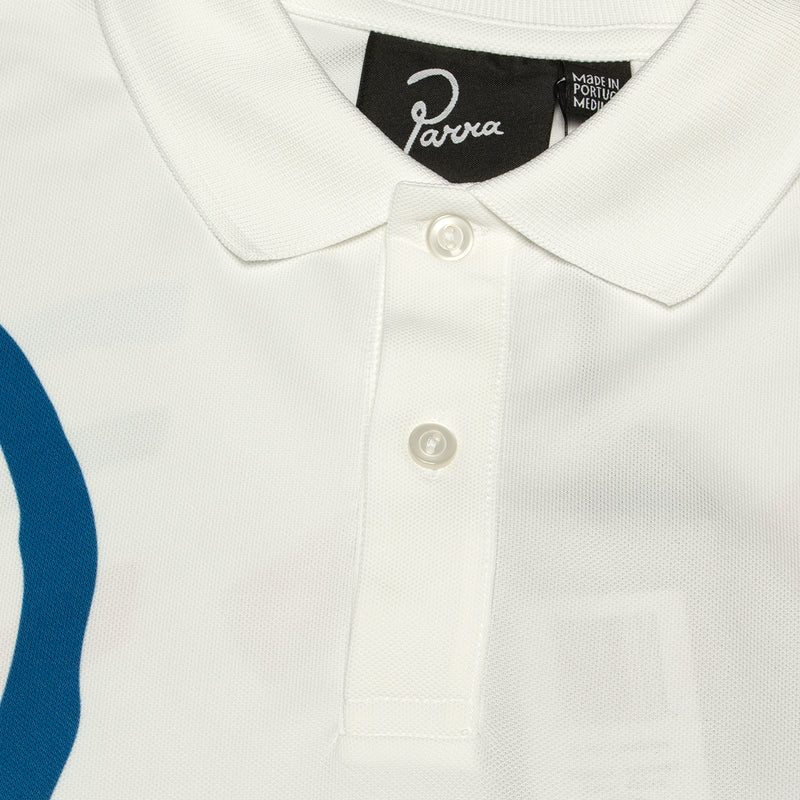 by Parra | Tennis Anyone? Polo Shirt Color : White
