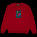 by Parra | The Great Goose Crewneck Sweatshirt Color : Beet Red