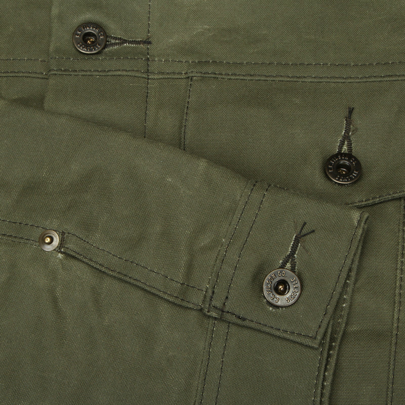Filson | Tin Cloth Short Lined Cruiser Jacket Military Green