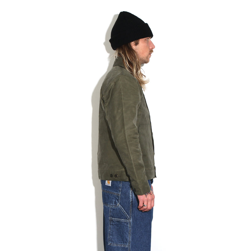 Filson | Tin Cloth Short Lined Cruiser Jacket Military Green
