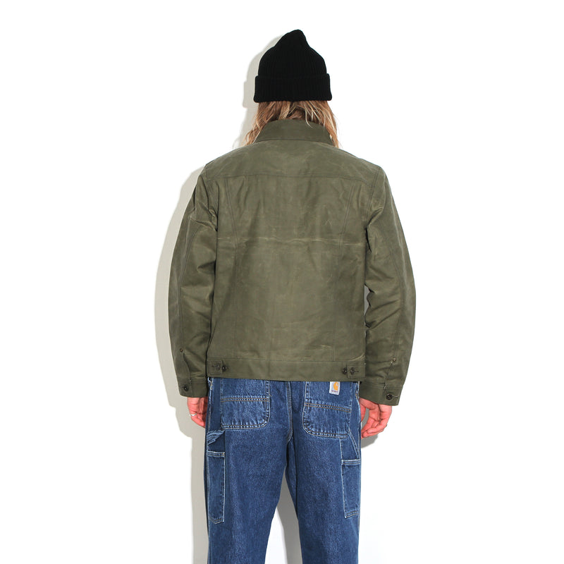 Filson | Tin Cloth Short Lined Cruiser Jacket Military Green
