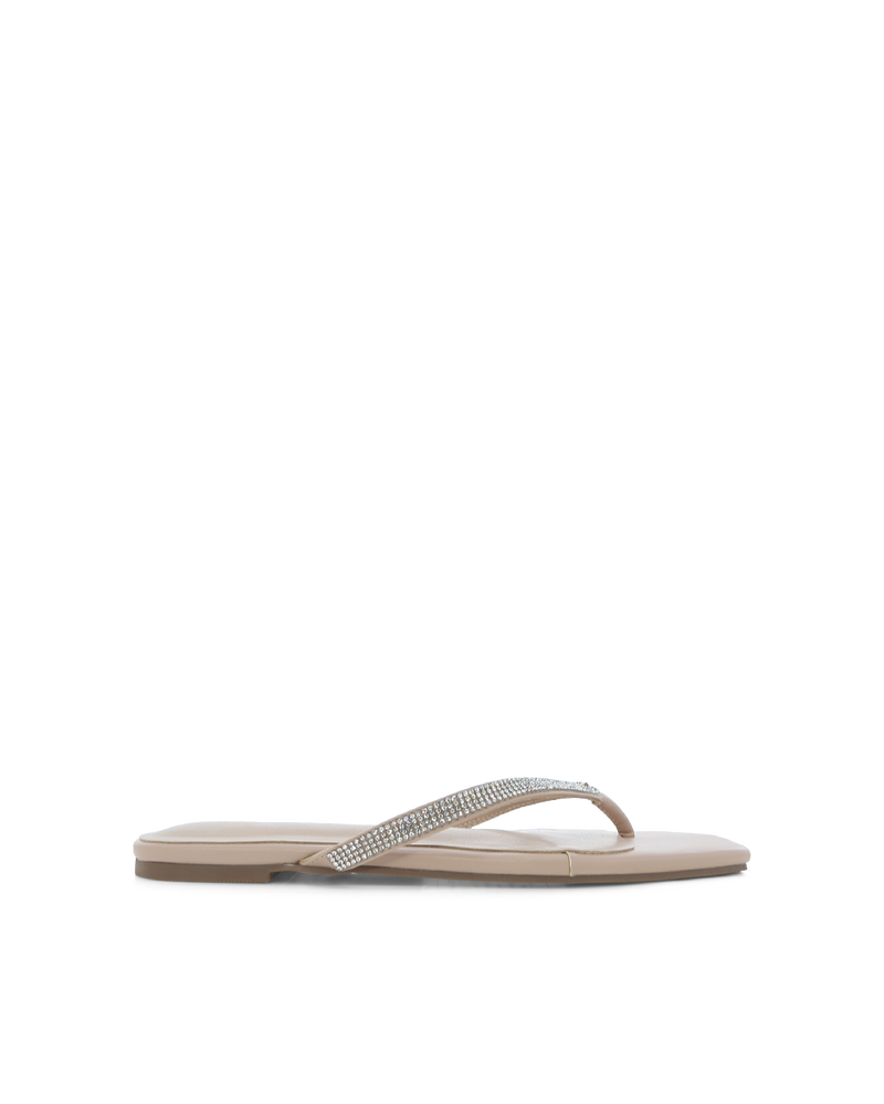 TITUS - NUDE-DIAMANTE-Sandals-Billini-Billini