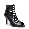 Tiyah Wide Fit - Black Vegan Leather - Street Sole