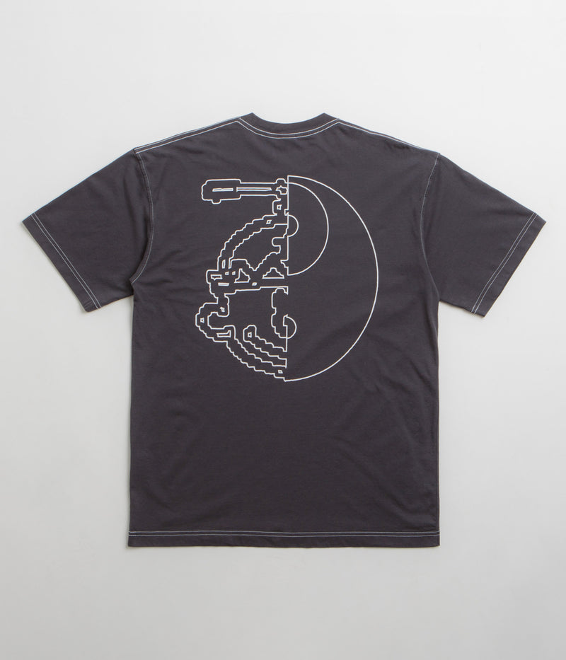 Token Calyang Contrast T-Shirt in Iron