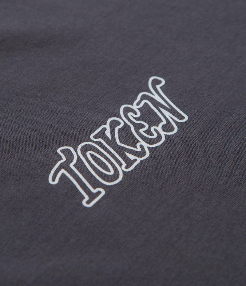 Token Calyang Contrast T-Shirt in Iron