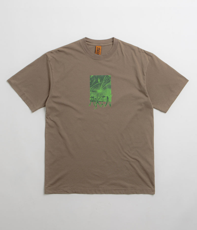 Token Cracked T-Shirt in Walnut