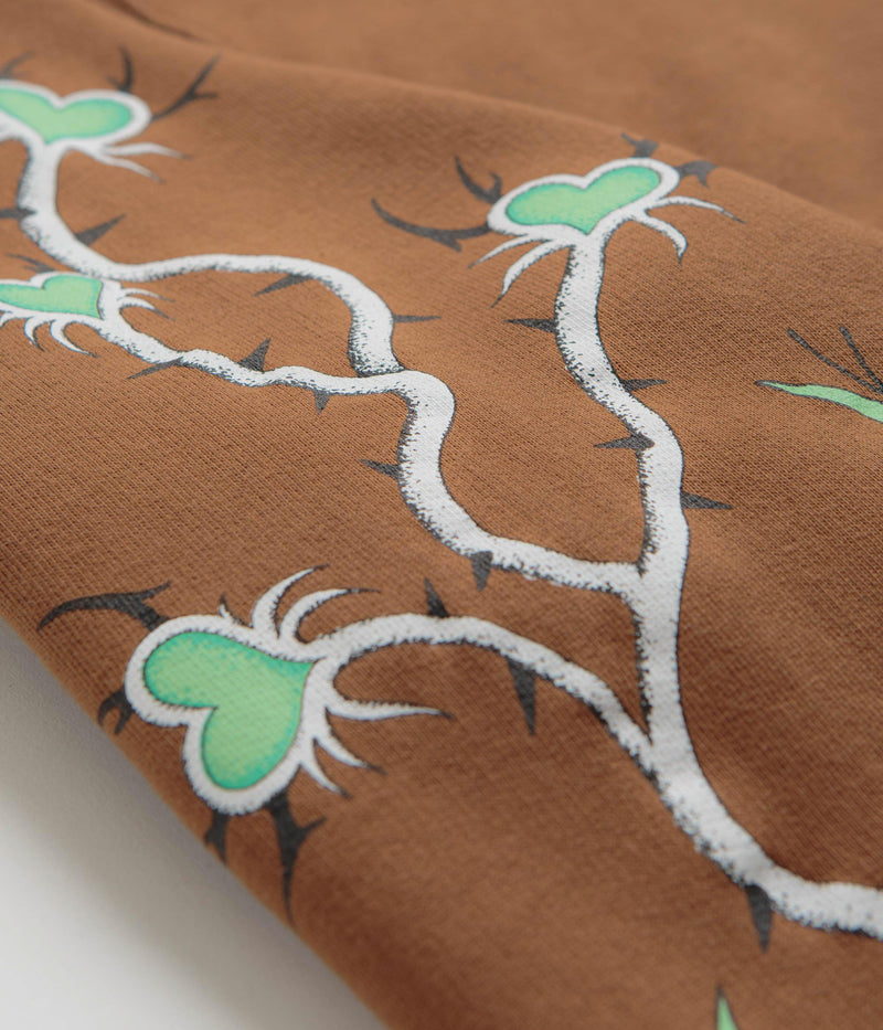 Token Devil Vine Crewneck Sweatshirt in Rust