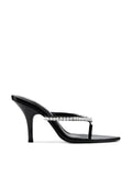 Tokyo Thong Sandal - Nero Crystal