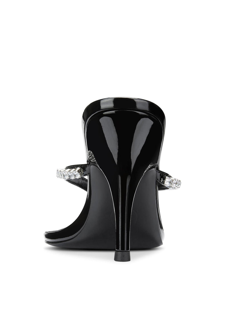 Tokyo Thong Sandal - Nero Crystal