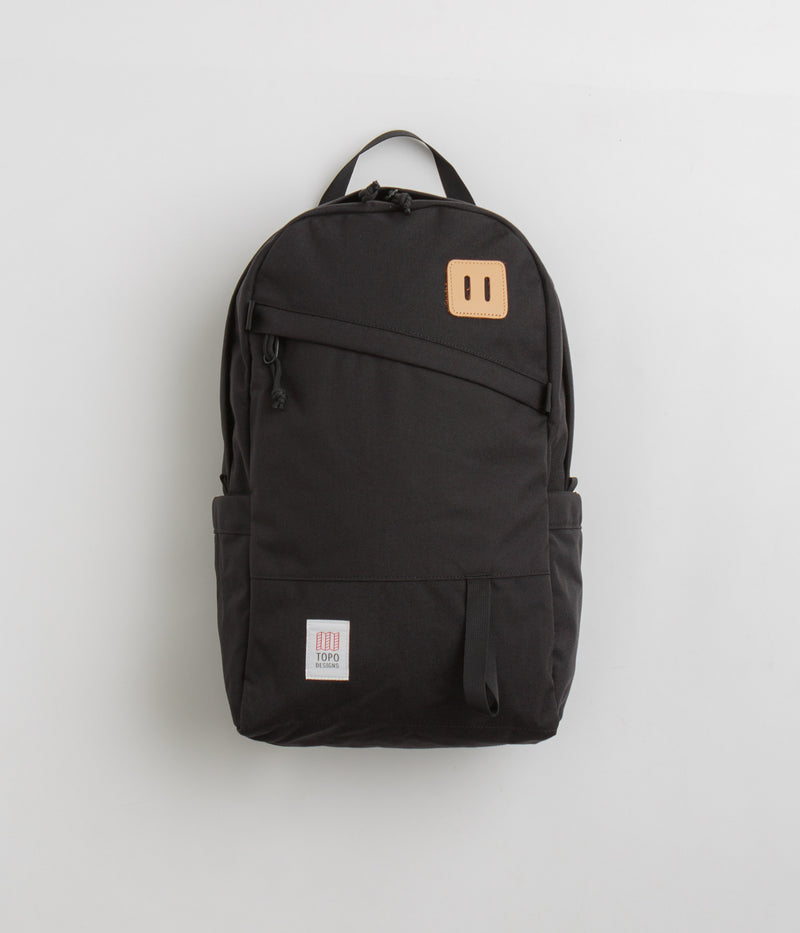 Topo Designs Classic Daypack in Black and Black / Black