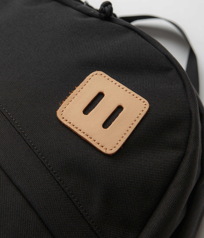 Topo Designs Classic Daypack in Black and Black / Black