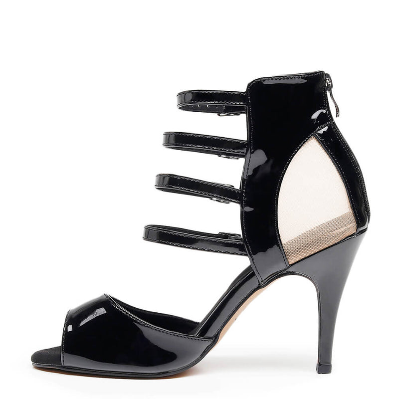 Treasure - Black Vegan Patent - Street Sole