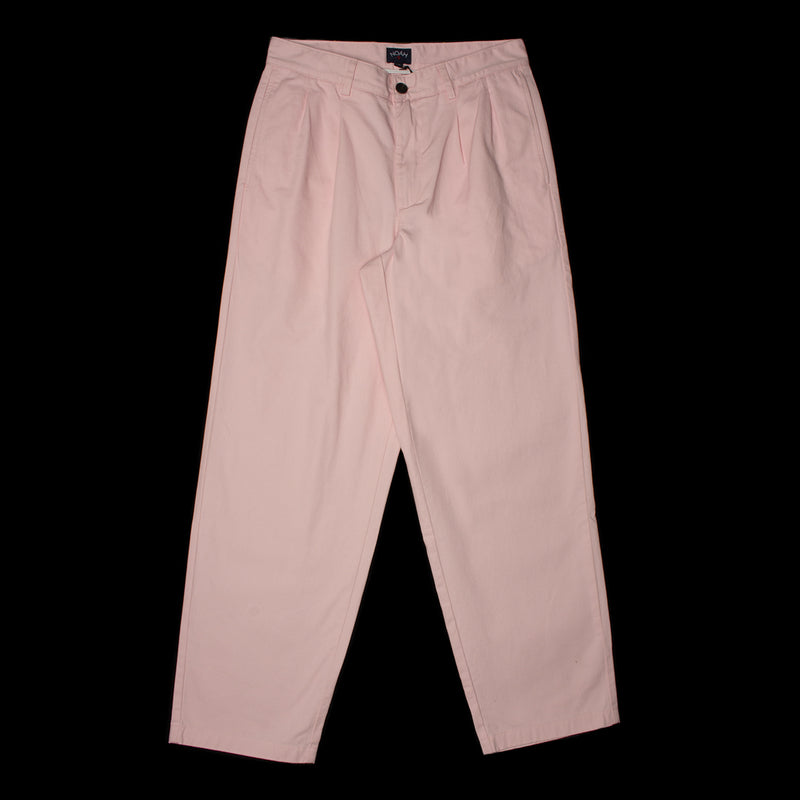 Noah | Twill Double Pleated Pant Color : Pink