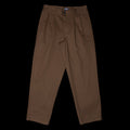 Noah | Twill Double Pleated Pant Color : Espresso
