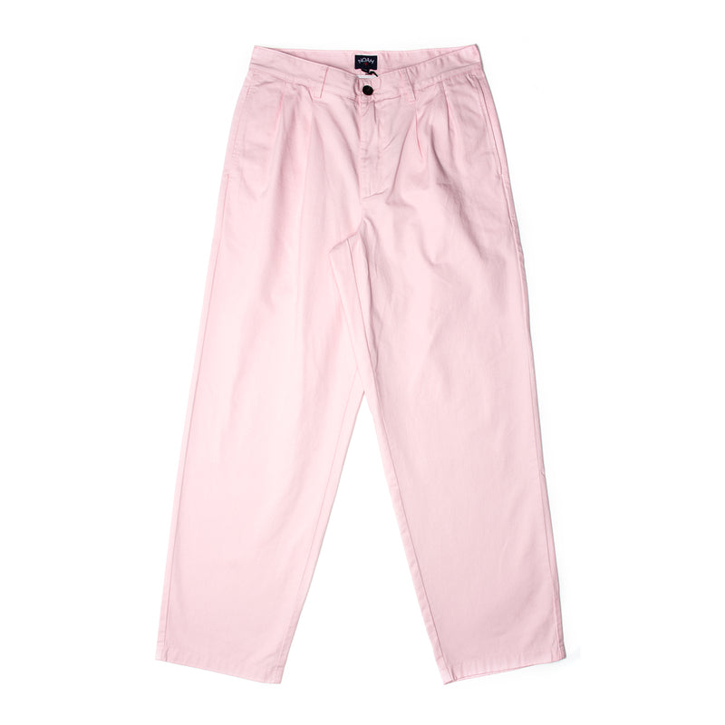 Noah | Twill Double Pleated Pant Color : Pink
