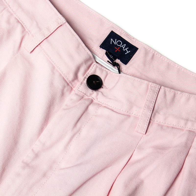 Noah | Twill Double Pleated Pant Color : Pink