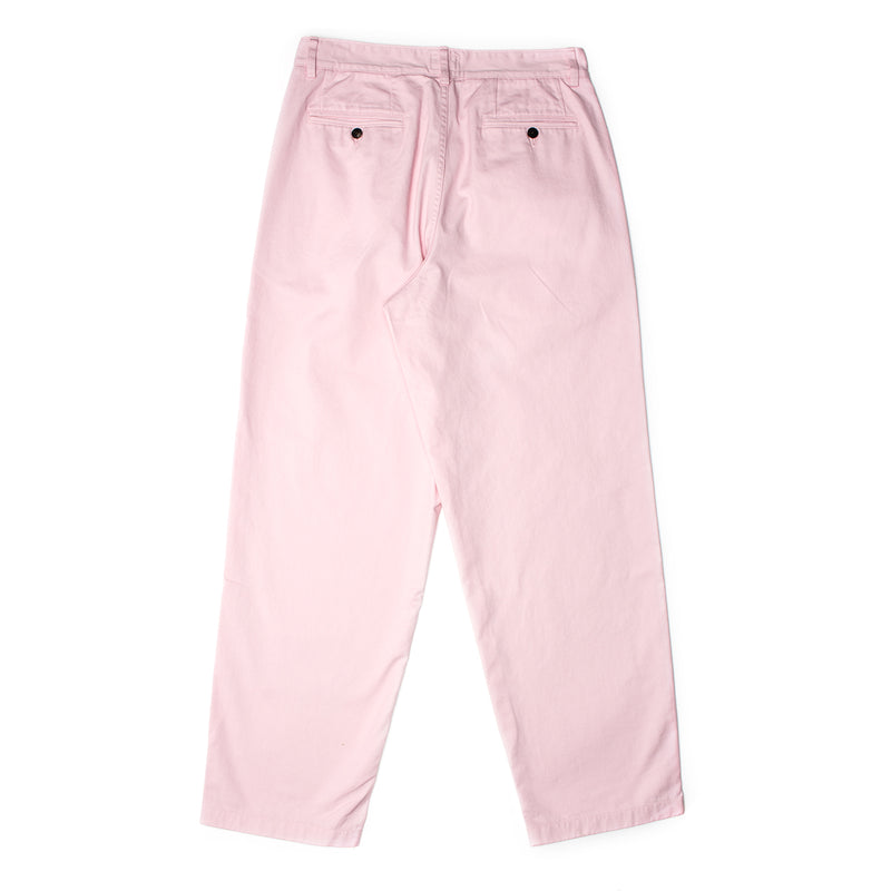 Noah | Twill Double Pleated Pant Color : Pink