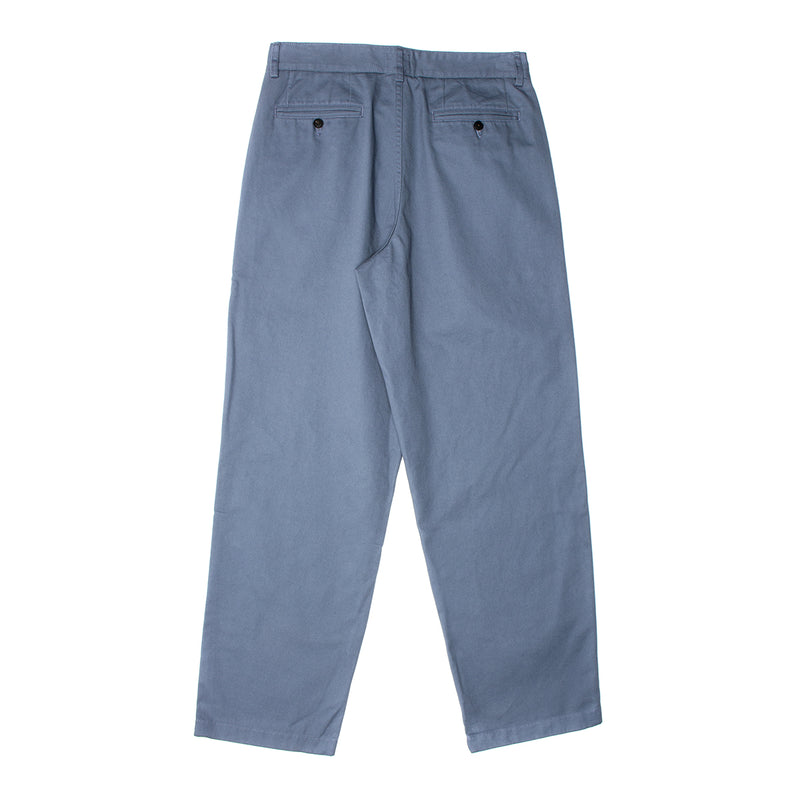 Noah | Twill Double Pleated Pant Color : Slate