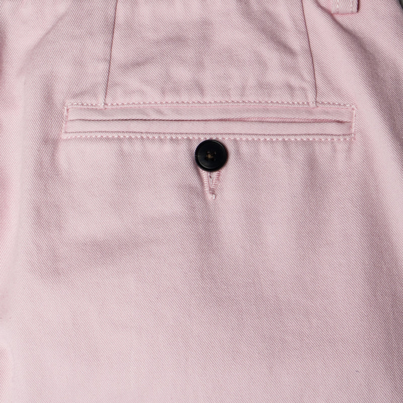 Noah | Twill Double Pleated Pant Color : Pink