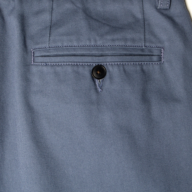 Noah | Twill Double Pleated Pant Color : Slate