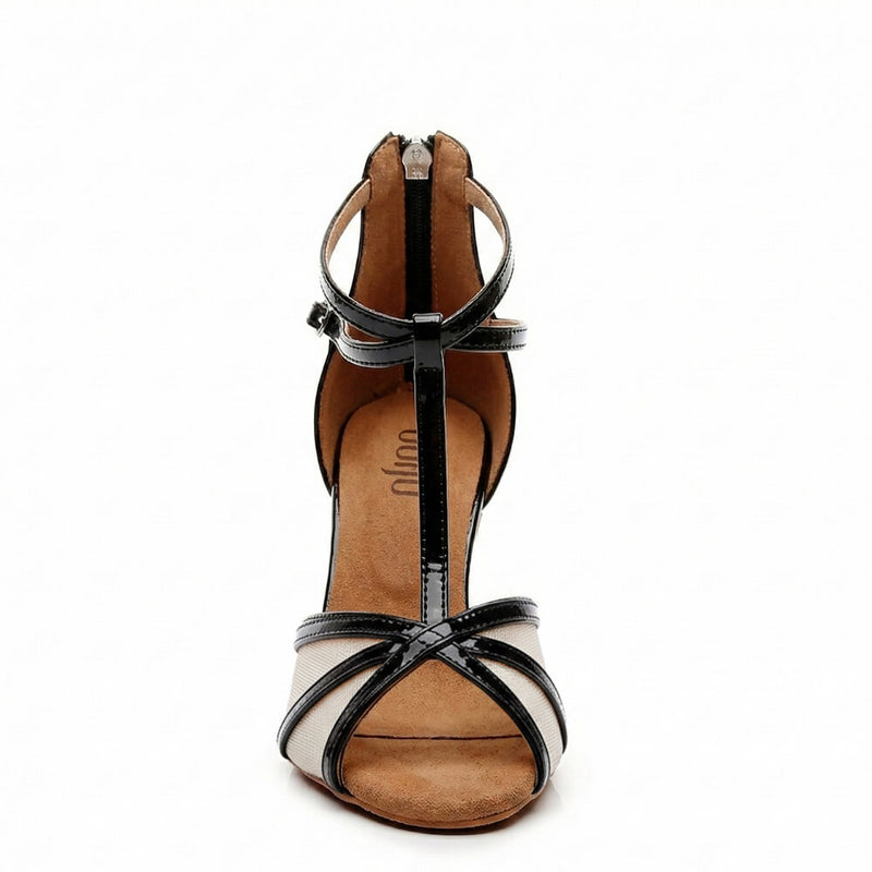 Tylar - Black Vegan Patent - Street Sole