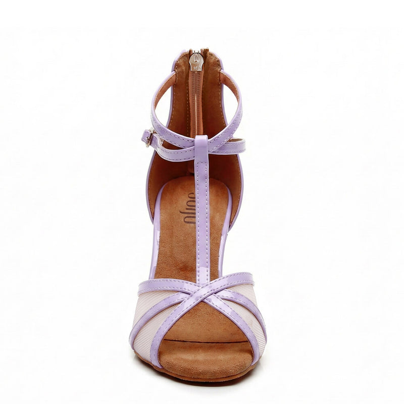 Tylar - Lavender Vegan Patent - Street Sole