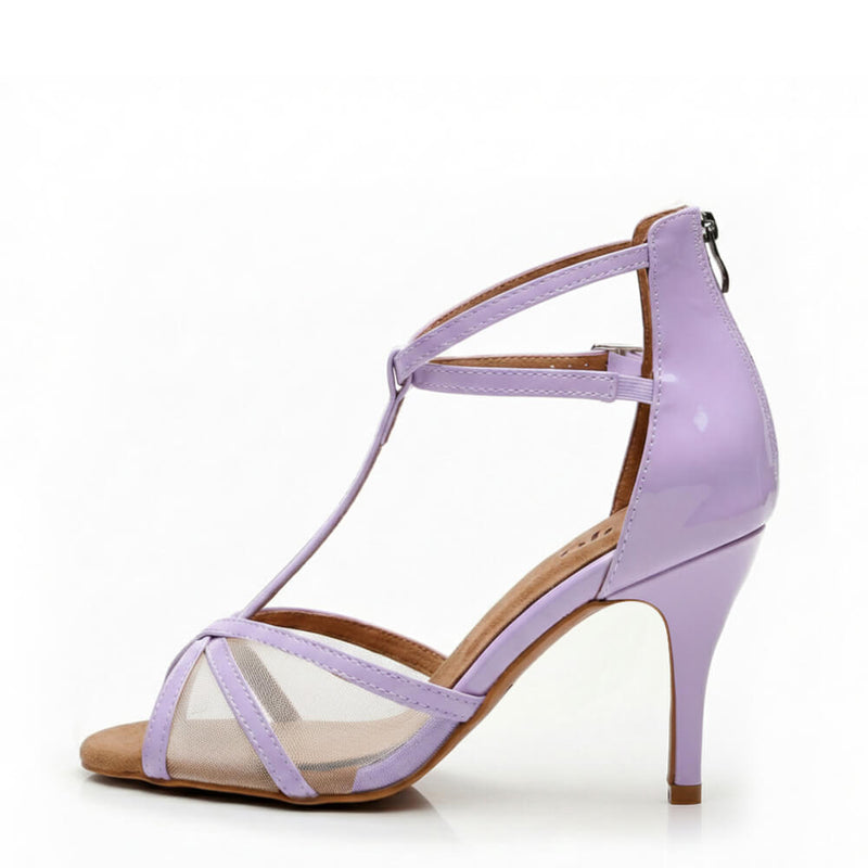 Tylar - Lavender Vegan Patent - Street Sole