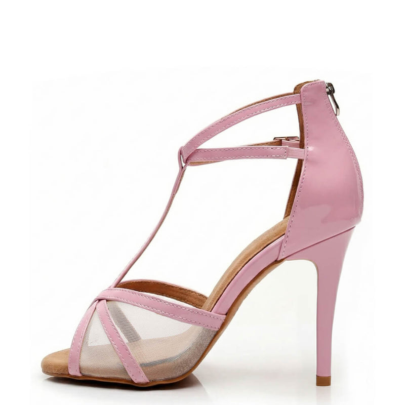 Tylar - Pink Vegan Patent - Street Sole