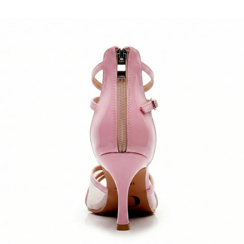 Tylar - Pink Vegan Patent - Street Sole