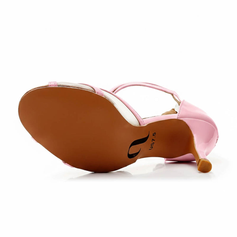 Tylar - Pink Vegan Patent - Street Sole