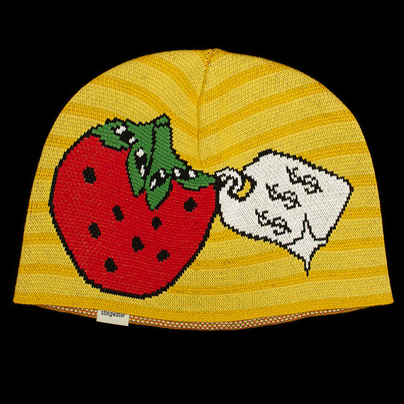 Stingwater | V Speshal Organic Strawberry Beanie Color : Yellow