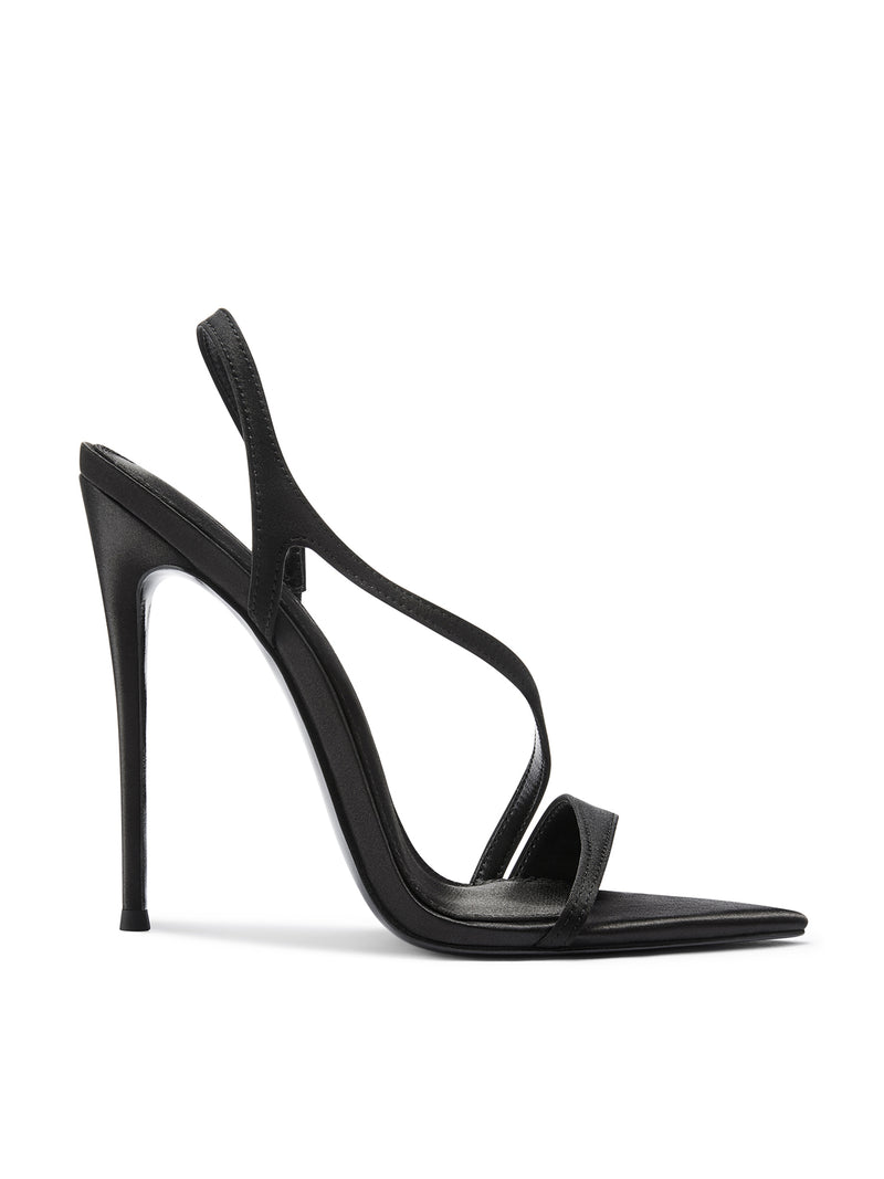 Vesper Sandal - Satin Black