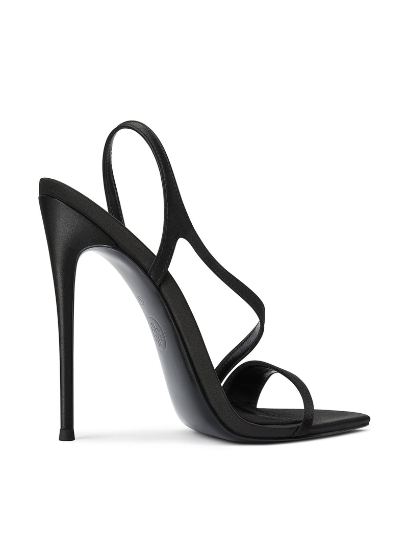 Vesper Sandal - Satin Black