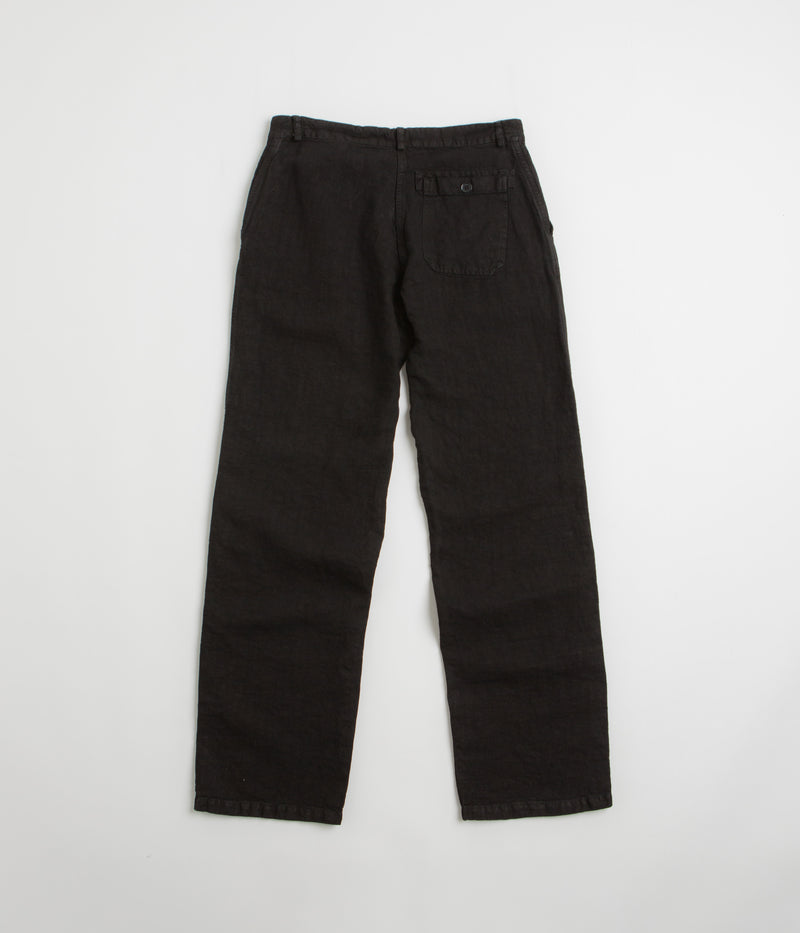 Vetra 503L Wide Leg Workwear Trousers in Black