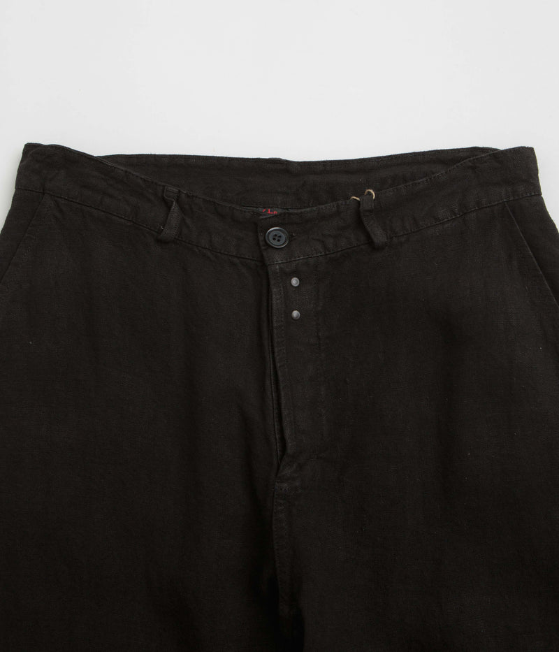 Vetra 503L Wide Leg Workwear Trousers in Black