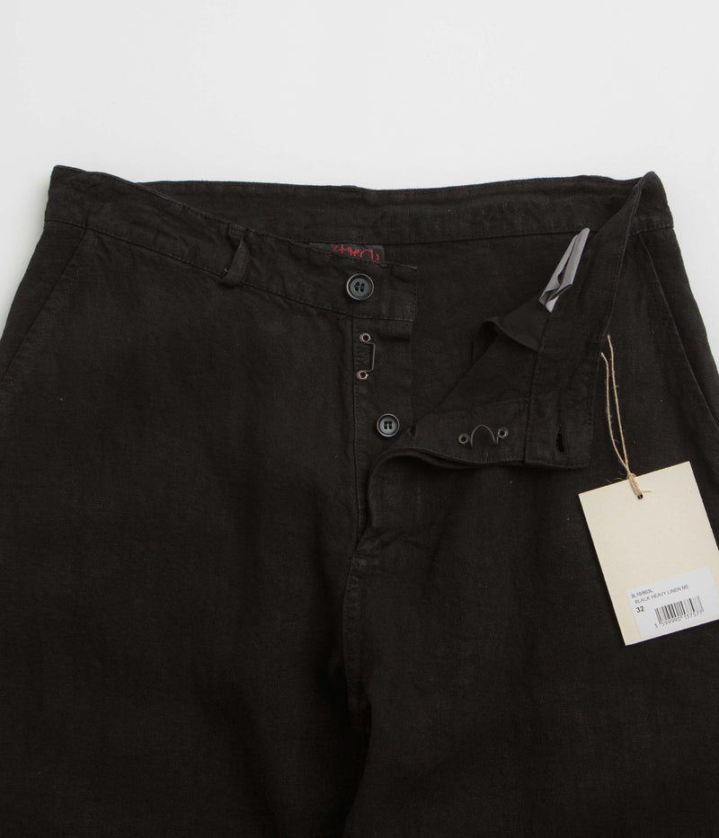 Vetra 503L Wide Leg Workwear Trousers in Black