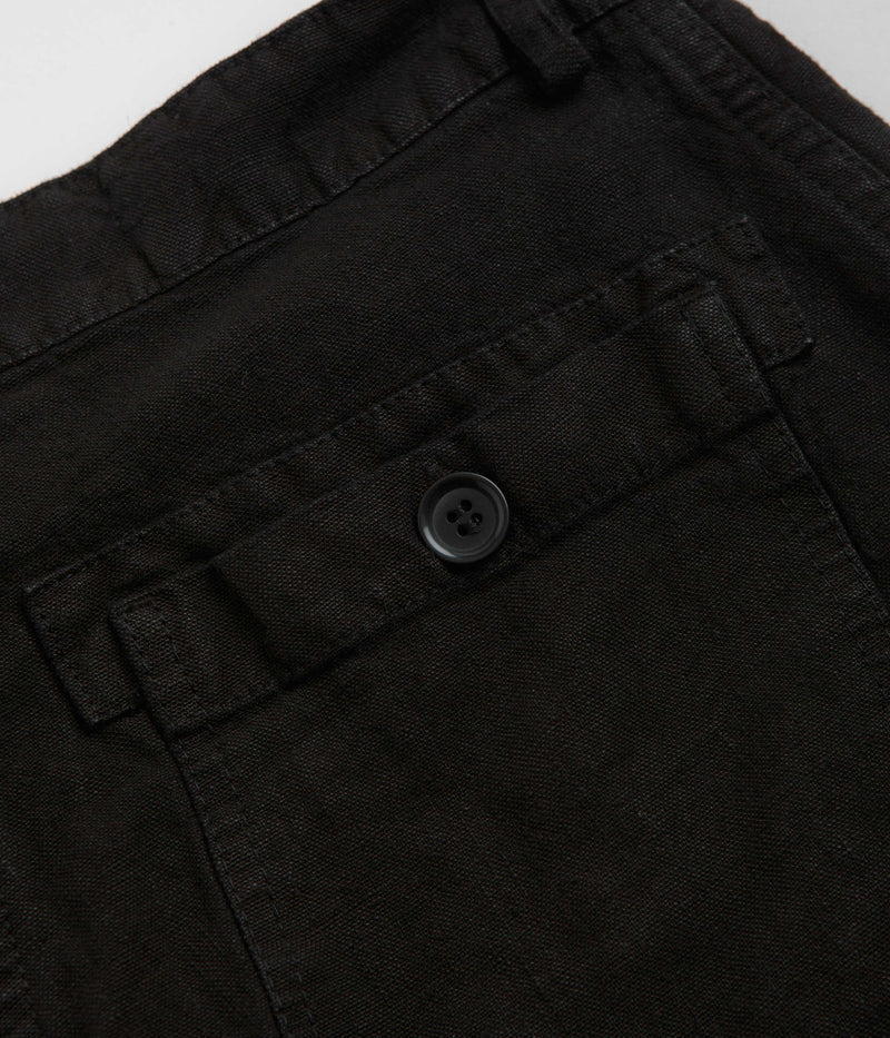 Vetra 503L Wide Leg Workwear Trousers in Black
