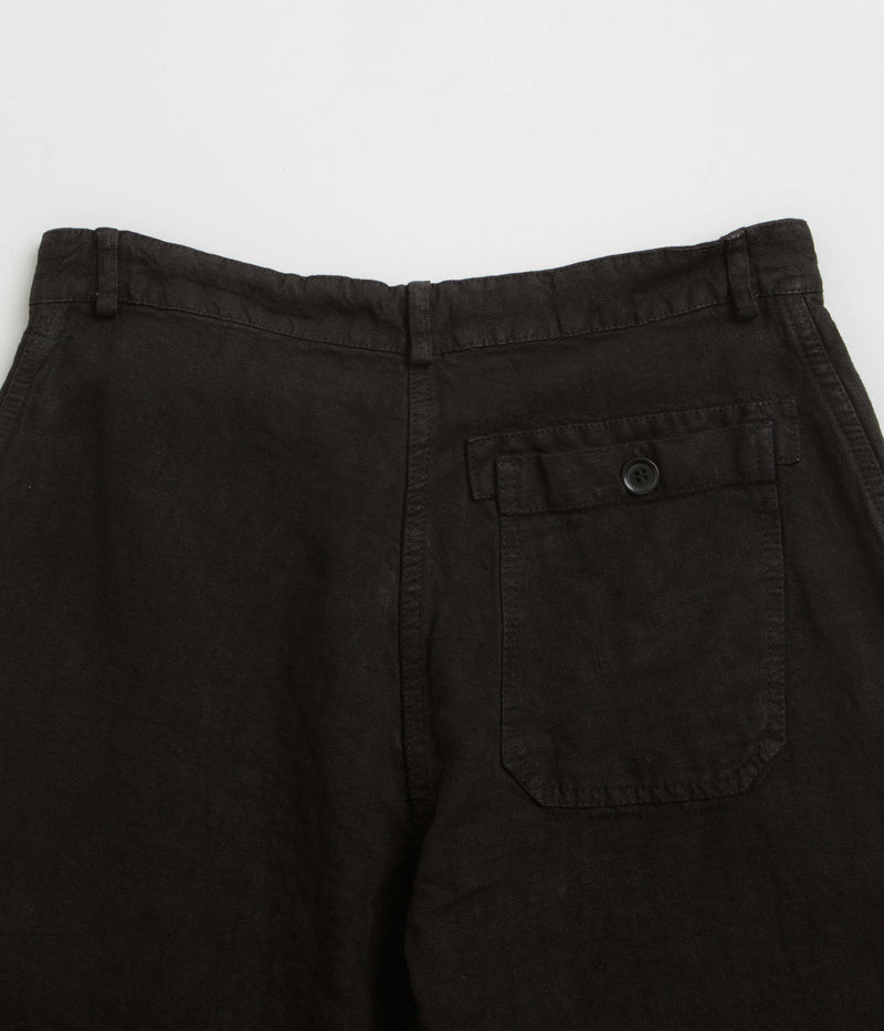 Vetra 503L Wide Leg Workwear Trousers in Black