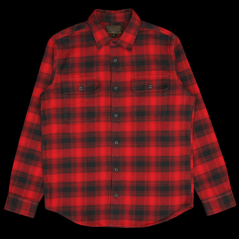 Filson | Vintage Flannel Work Shirt Red Oak Umbre